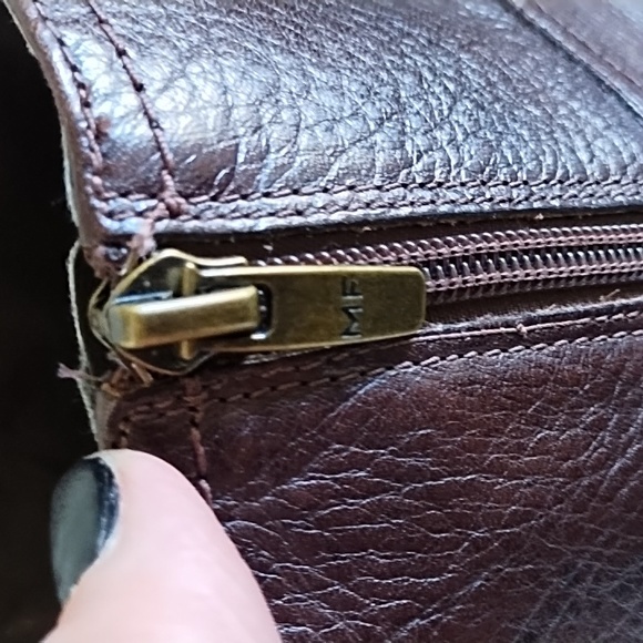 Marc Fisher brown tall leather boots with buckle detail size 8 1/2 - Picture 11 of 15